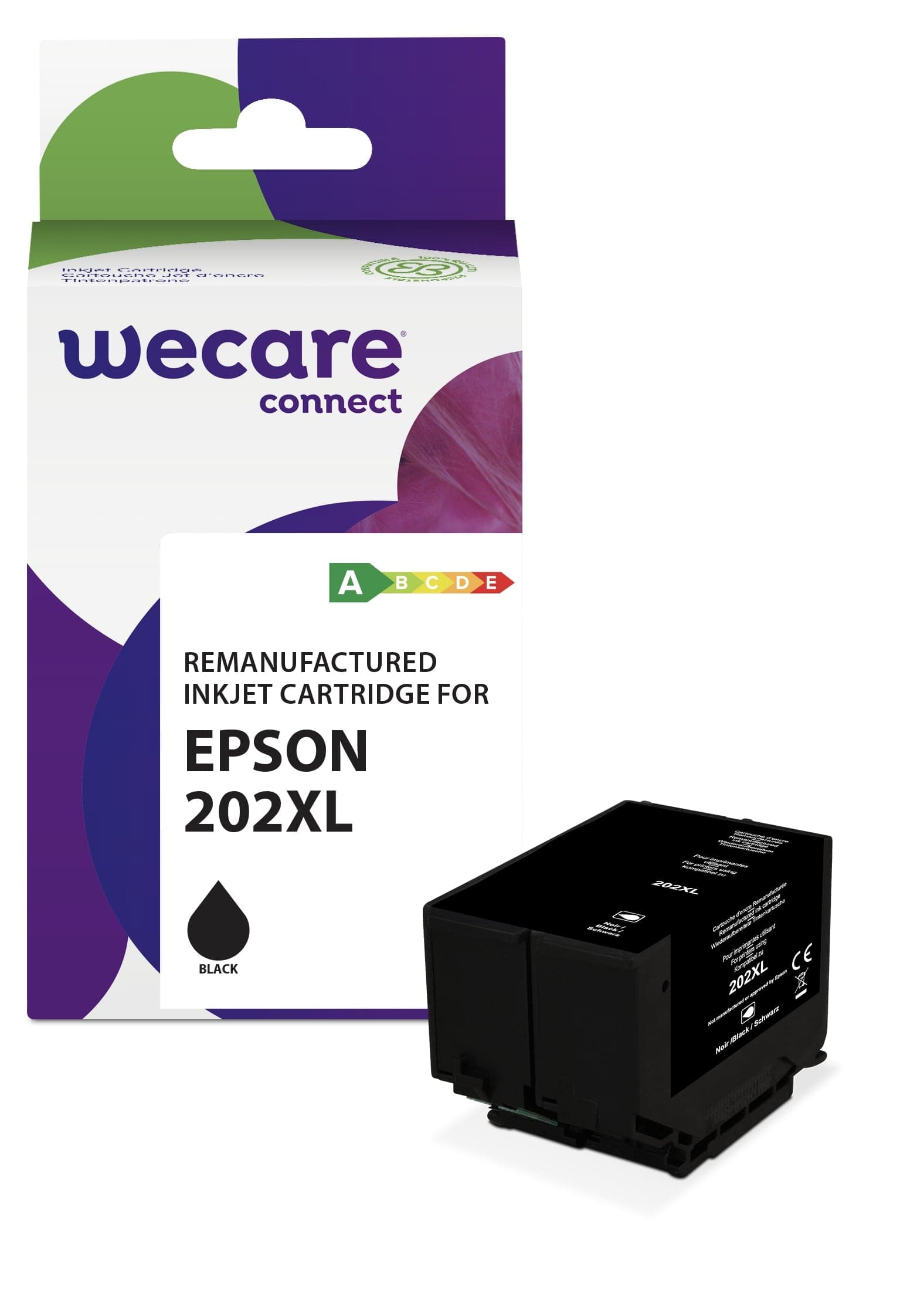 WECARE ARMOR ink kompatibilní s EPSON C13T02G140,černá black