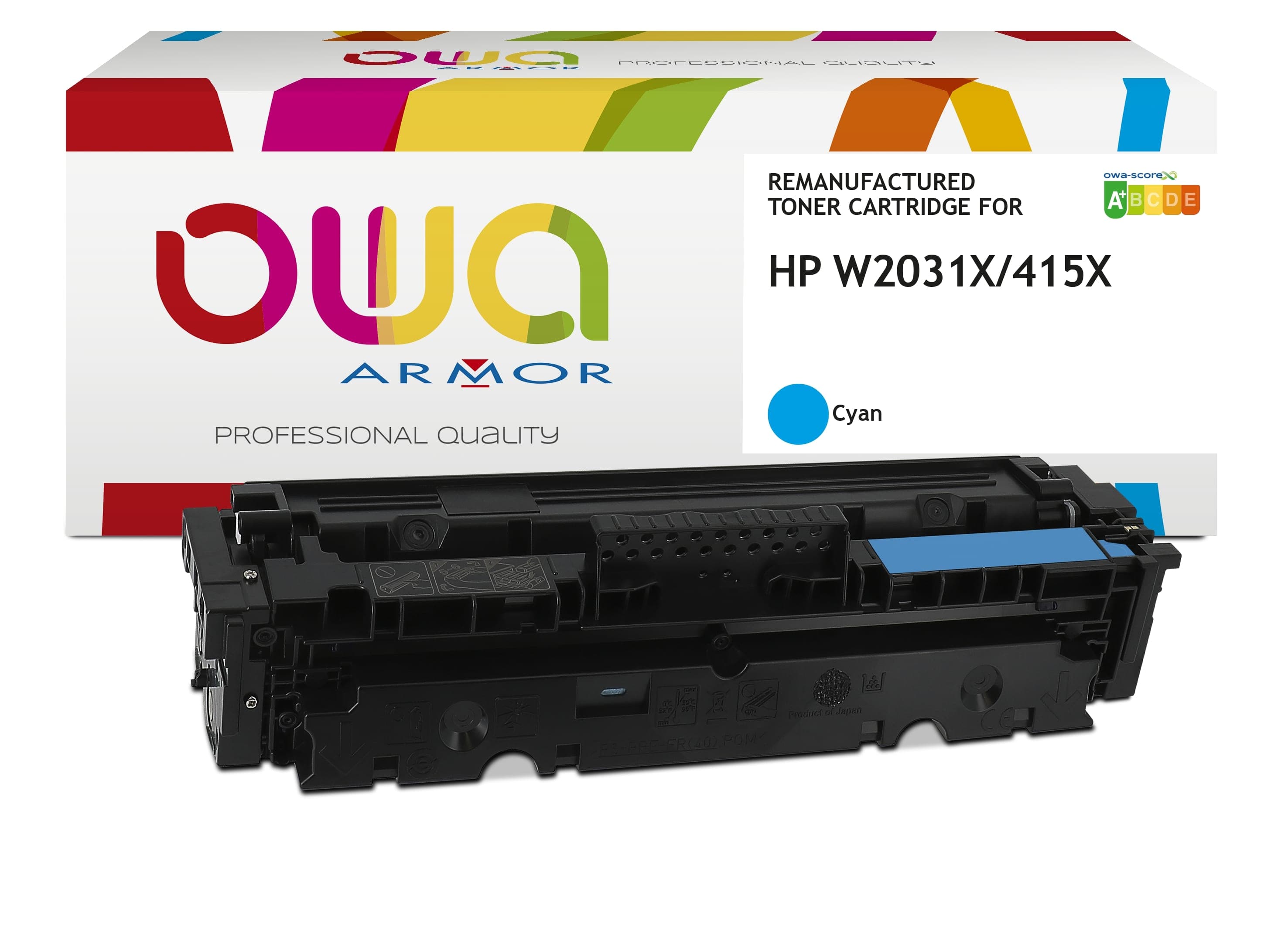 OWA Armor toner kompatibilní s HP W2031X, 415X, 6000st, modrá cyan, level managment