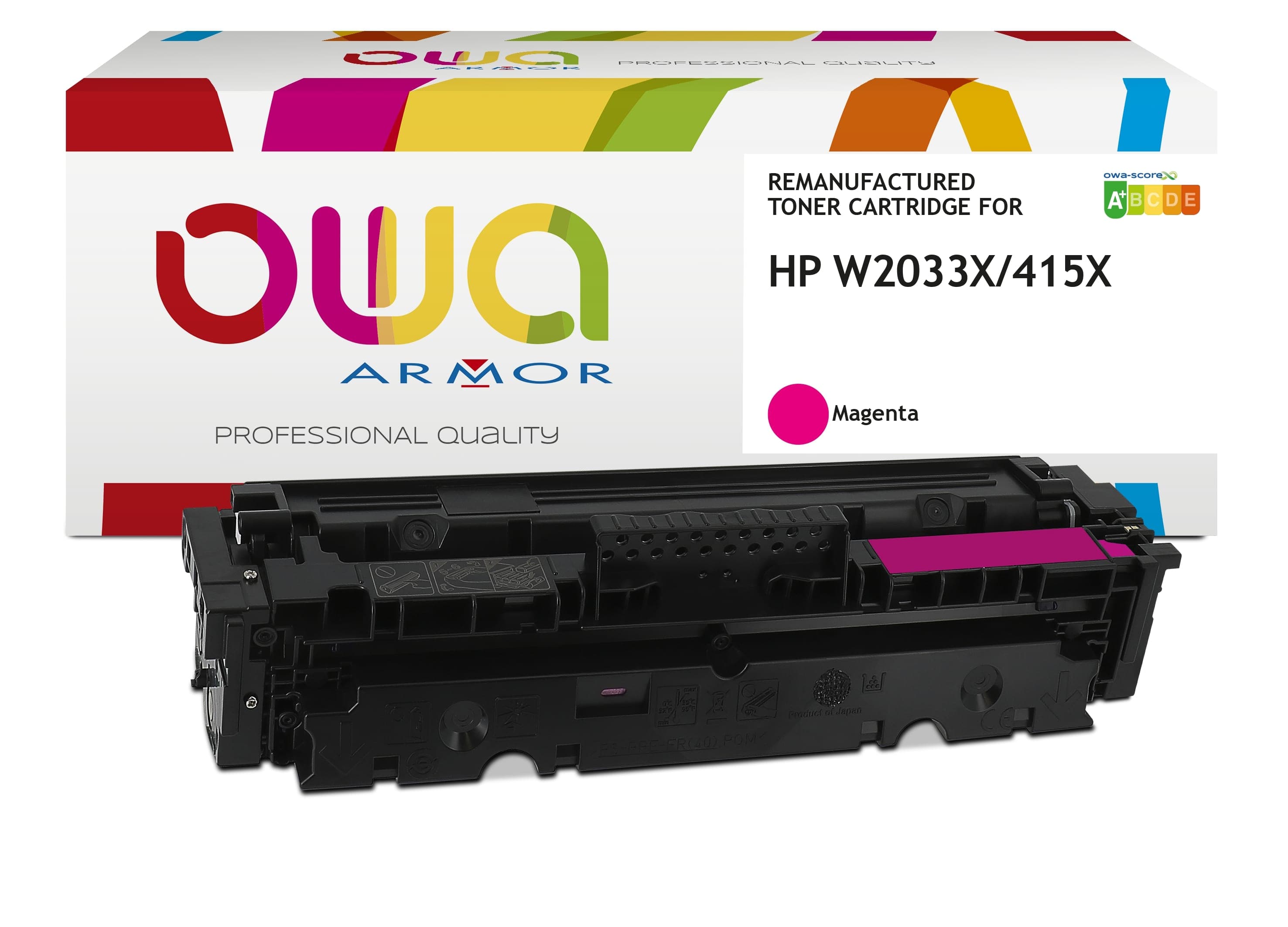 OWA Armor toner kompatibilní s HP W2033X, 415X, 6000st, červená magenta, level managment