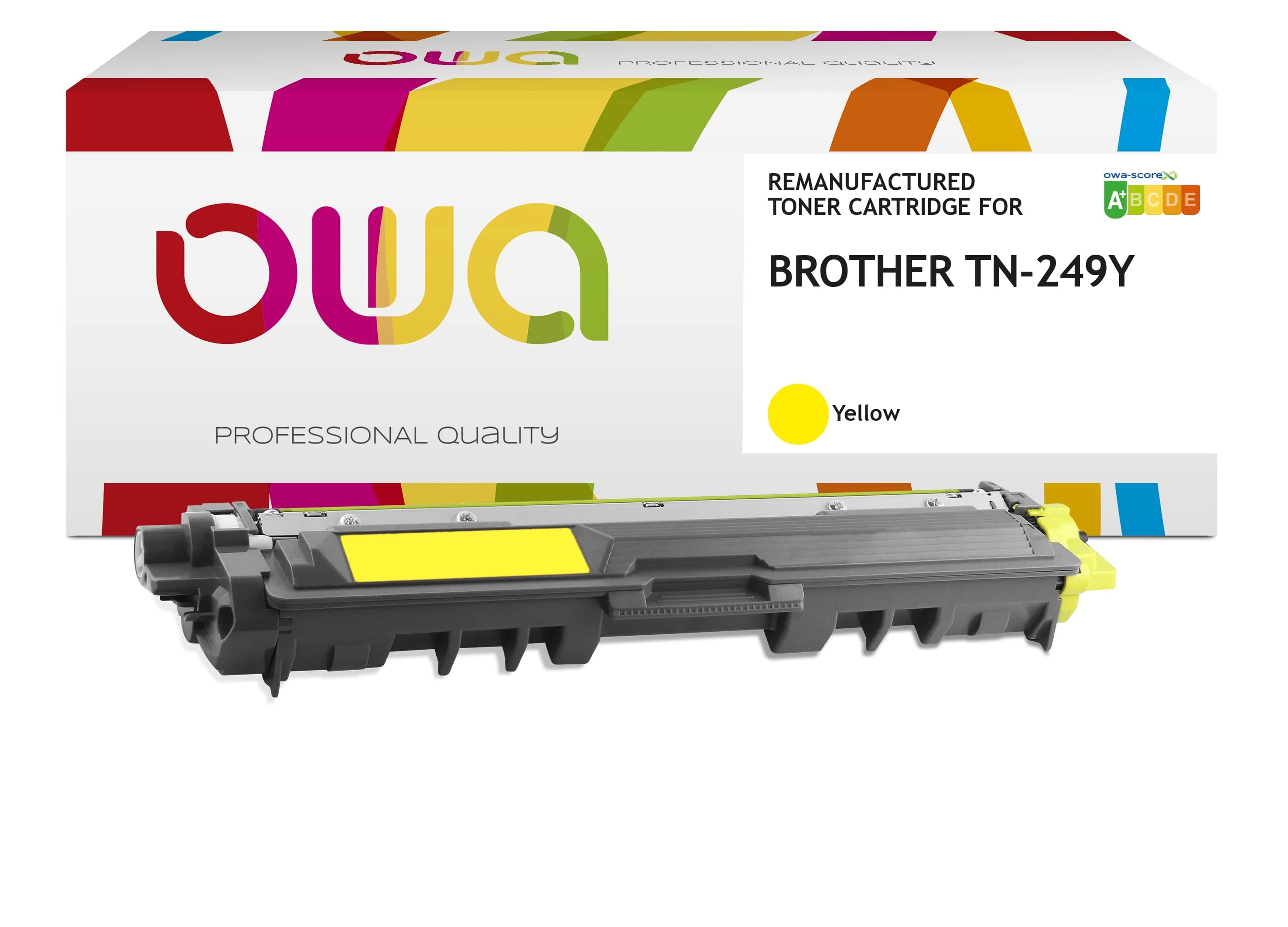OWA Armor toner kompatibilní s Brother TN-249Y, 4000st, žlutá yellow
