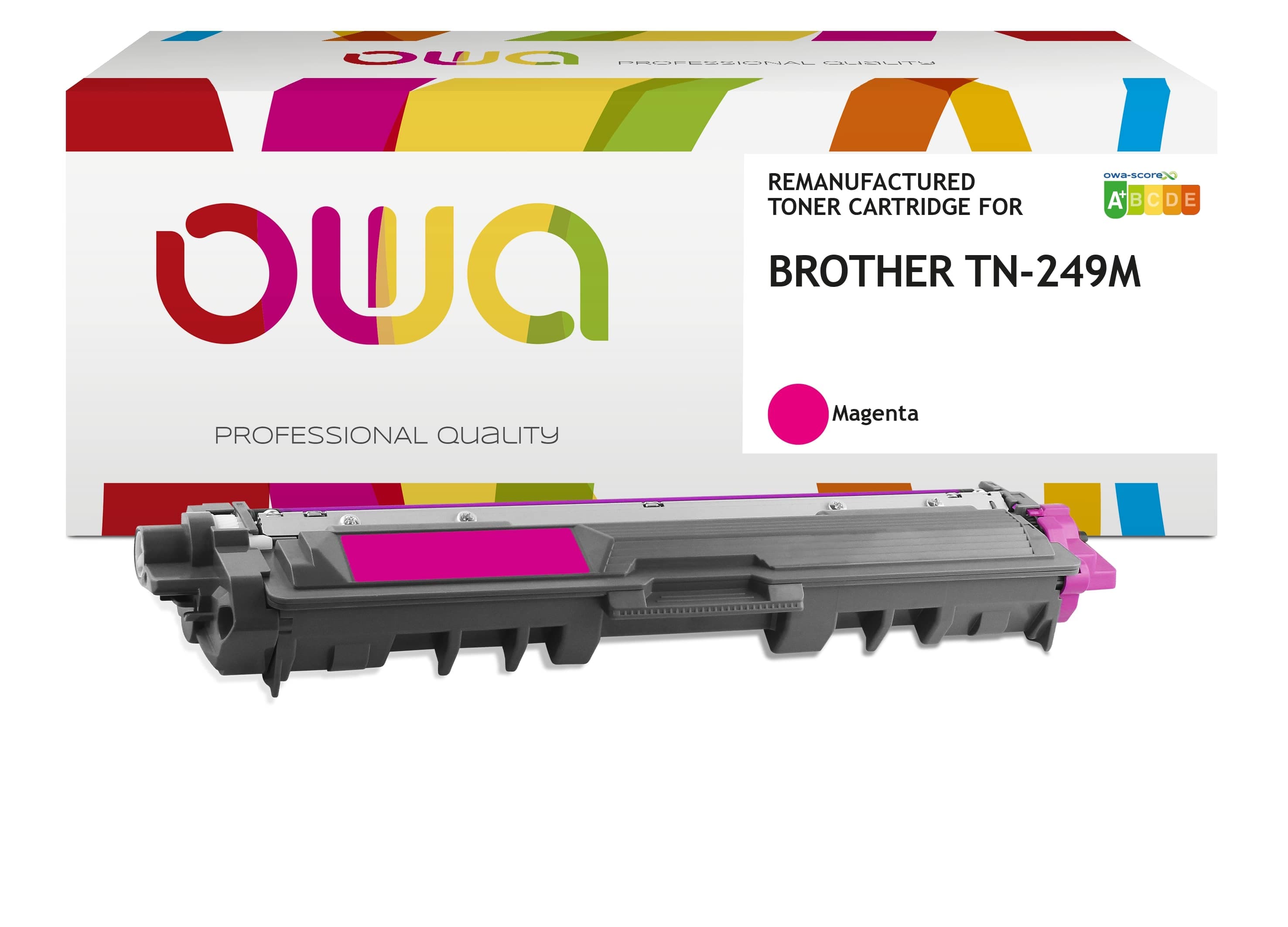 OWA Armor toner kompatibilní s Brother TN-249M, 4000st, červená magenta