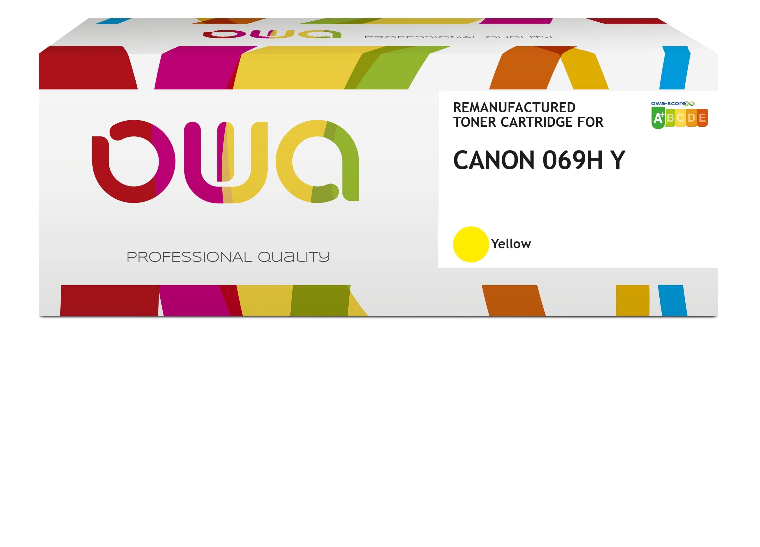 OWA Armor toner kompatibilní s Canon CRG-069H Y, 5500st, žlutá yellow