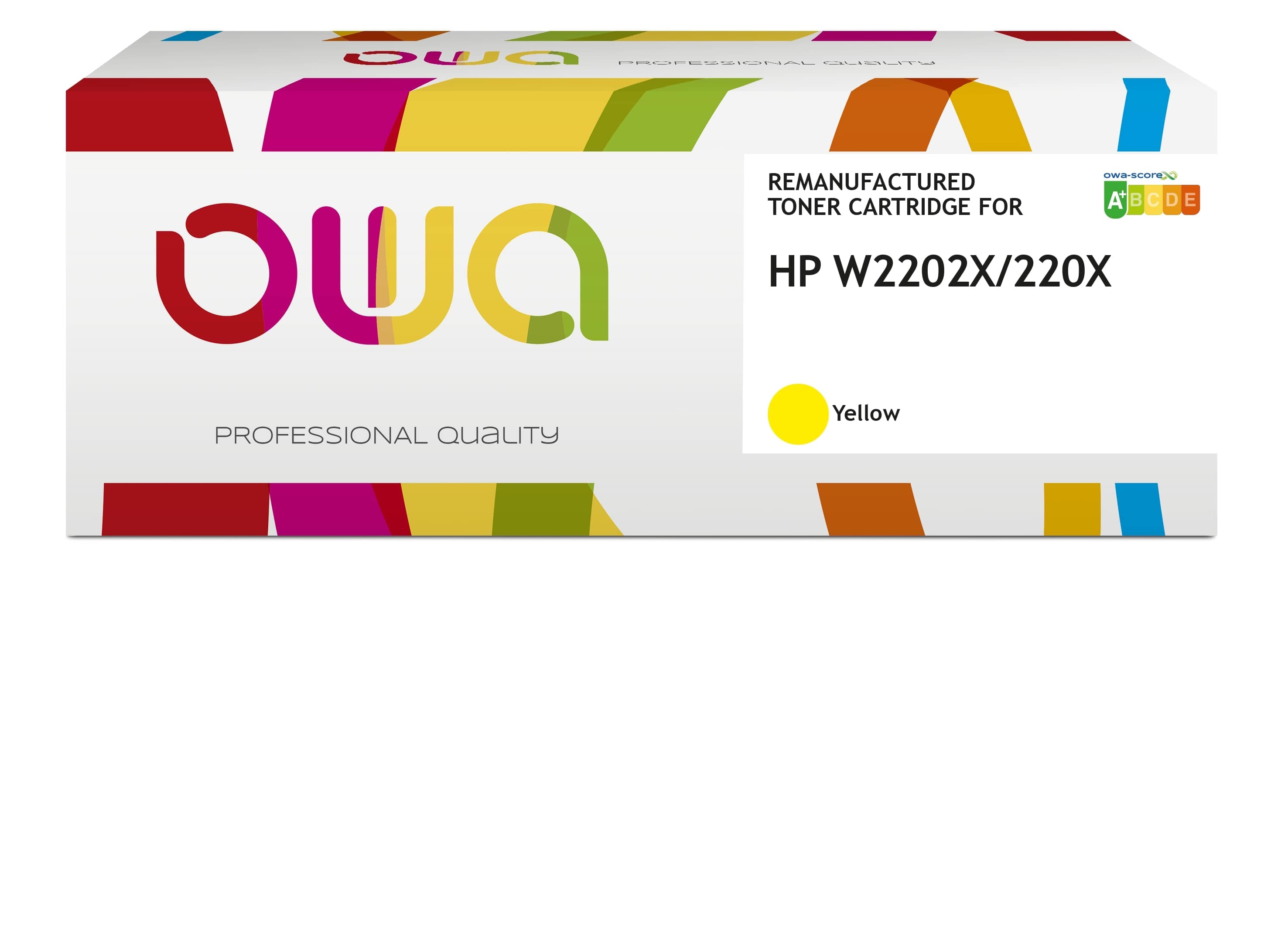 OWA Armor toner kompatibilní s HP W2202X, 220X, 5500st, žlutá yellow