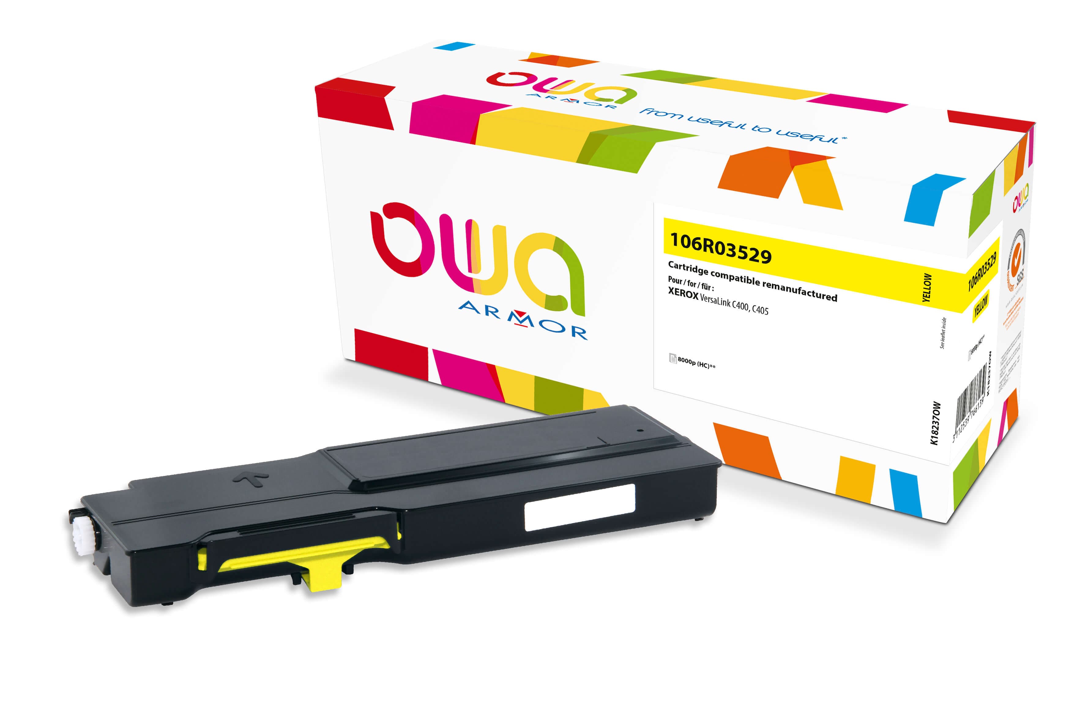 OWA Armor toner kompatibilní s Xerox 106R03533, 8000st, žlutá yellow