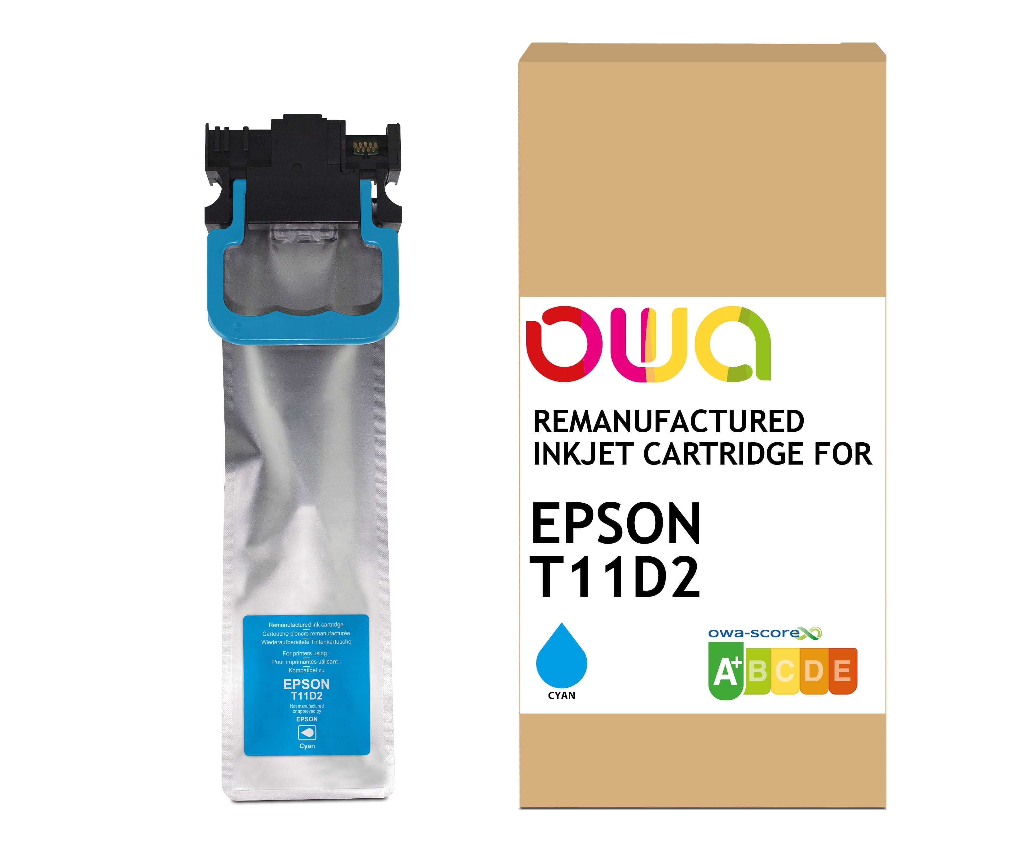 OWA ARMOR ink kompatibilní s Epson C13T11D240, modrá