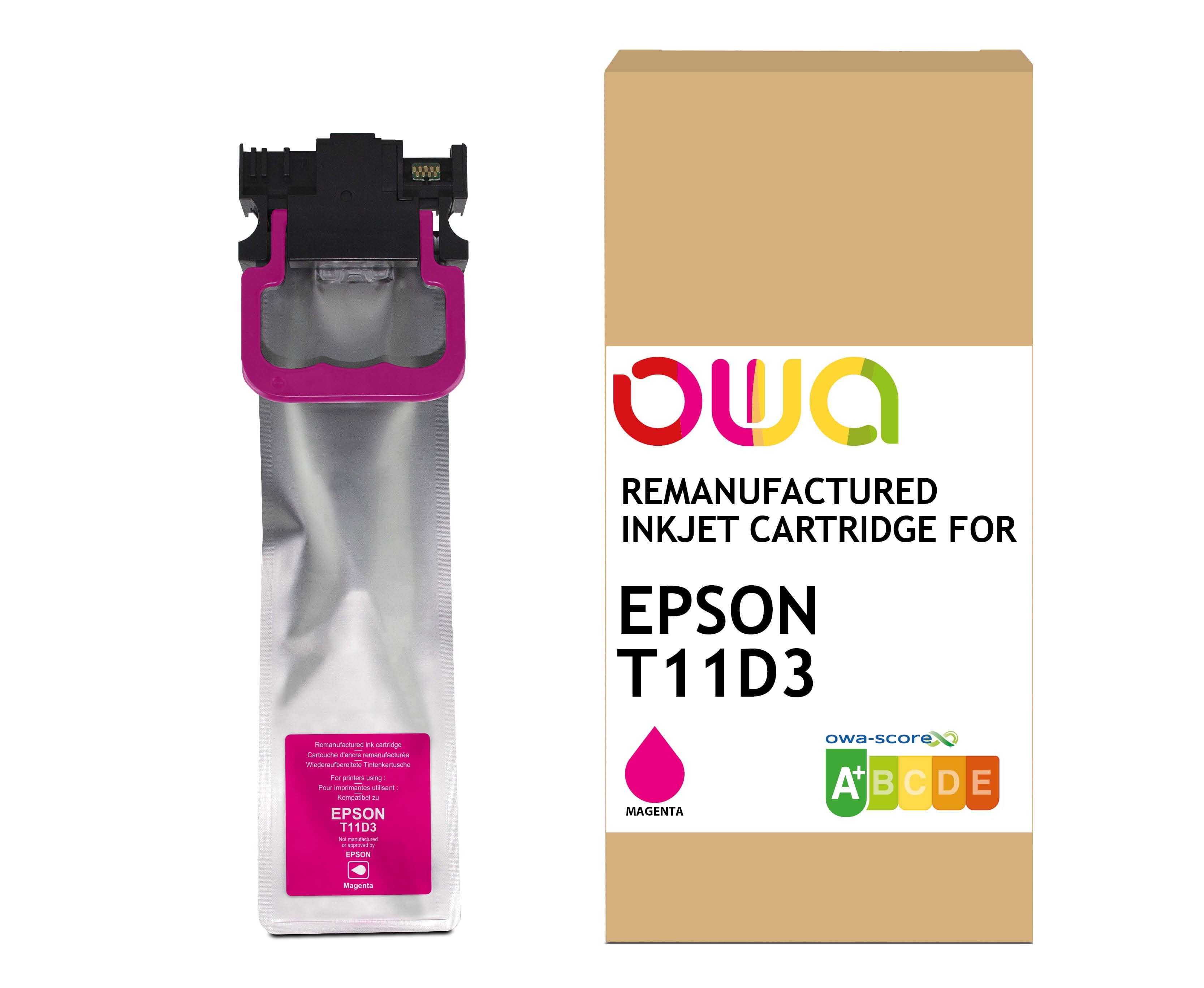 OWA ARMOR ink kompatibilní s Epson C13T11D340, červená magenta