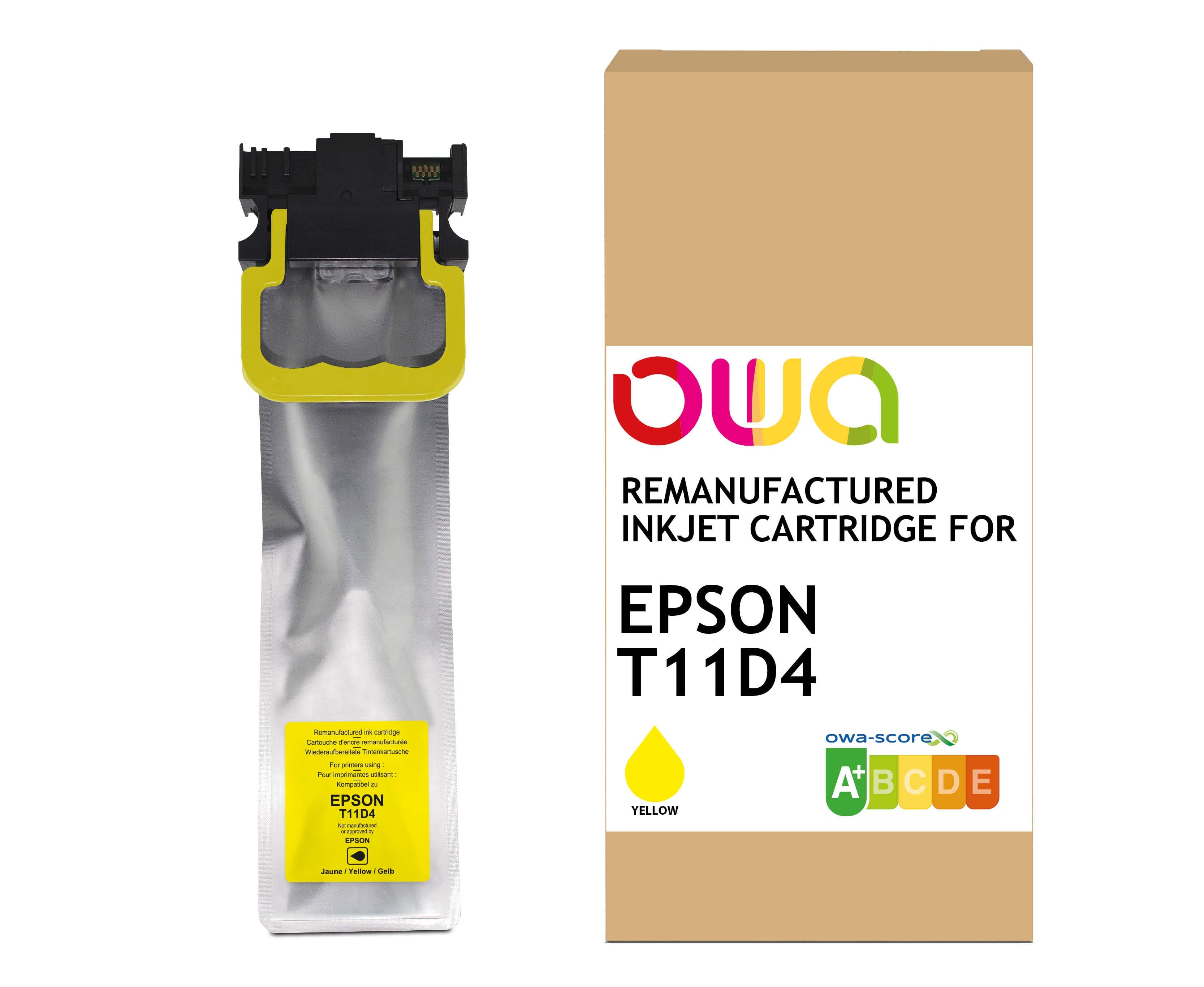 OWA ARMOR ink kompatibilní s Epson C13T11D440, žlutá Yellow