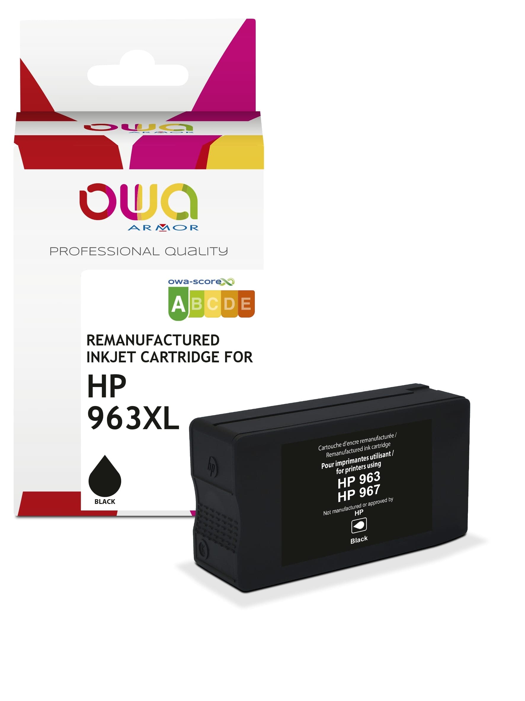OWA ARMOR ink kompatibilní s HP 3JA30AE, (963XL), černá black