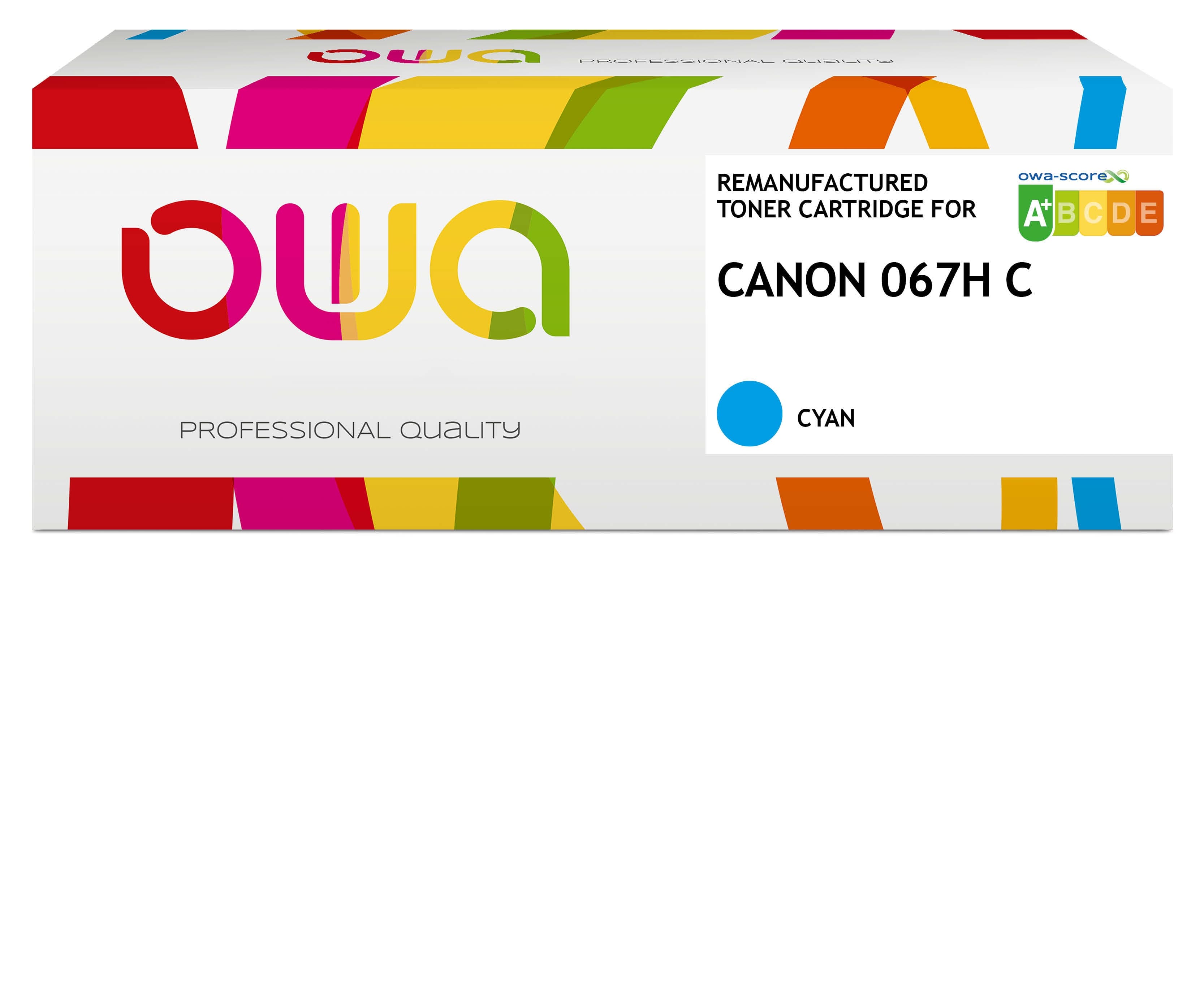 OWA Armor toner kompatibilní s Canon CRG-067H C, 2350st, modrá