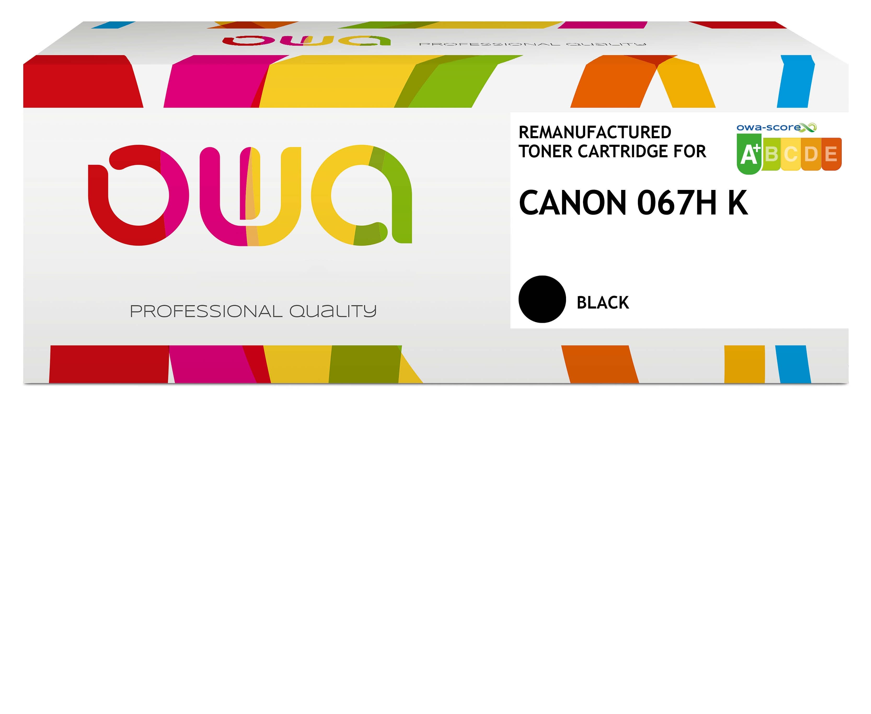 OWA Armor toner kompatibilní s Canon CRG-067H BK, 3130st, černá