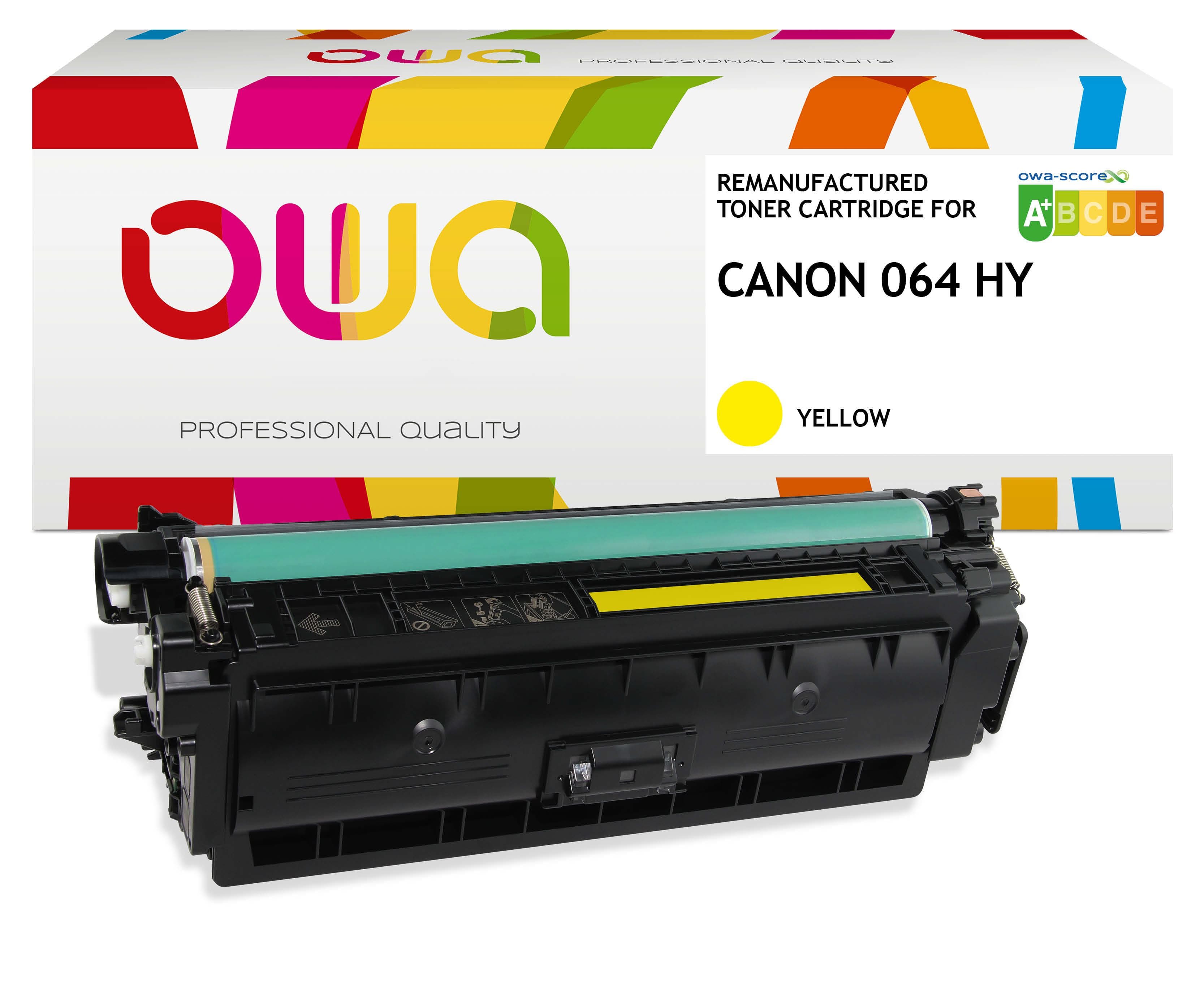 OWA Armor toner kompatibilní s Canon CRG-064H Y, 10400st, žlutá