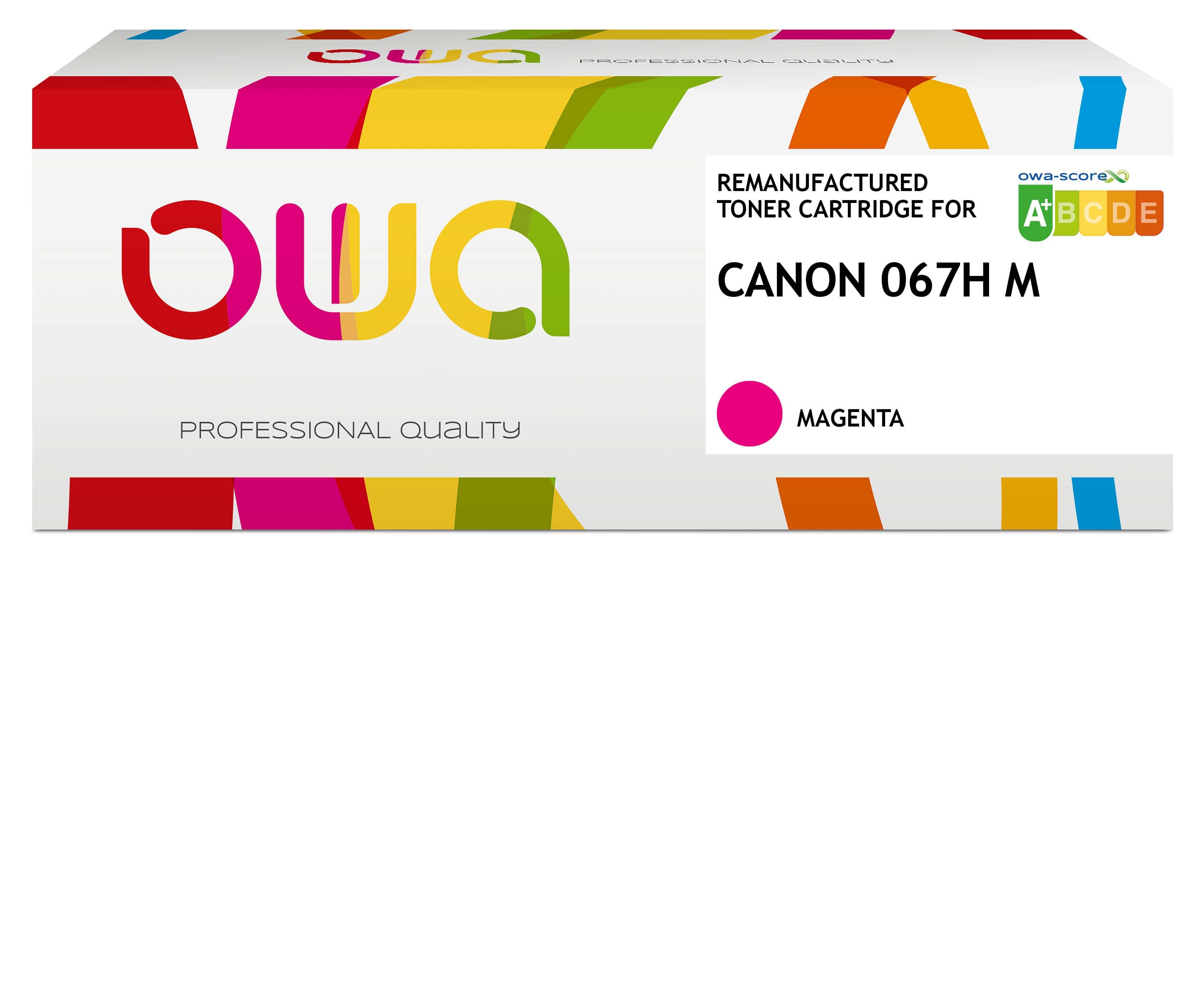 OWA Armor toner kompatibilní s Canon CRG-067H M, 2350st, červená