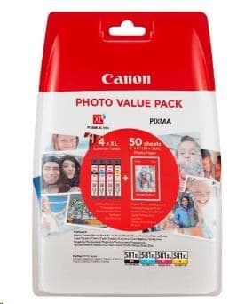 Canon CLI-581XL BK C M Y PHOTO VALUE