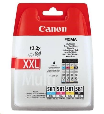 Canon CLI-581XXL BK C M Y MULTI SEC