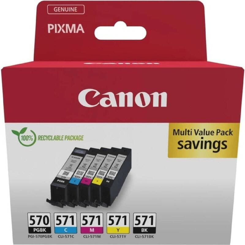 Canon PGI-570 CLI-571 PGBK C M Y BK MULTI