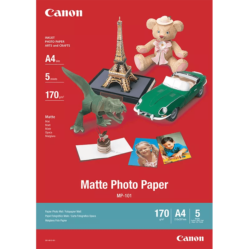 Canon MP-101, A4 fotopapír matný, 50 ks, 170g