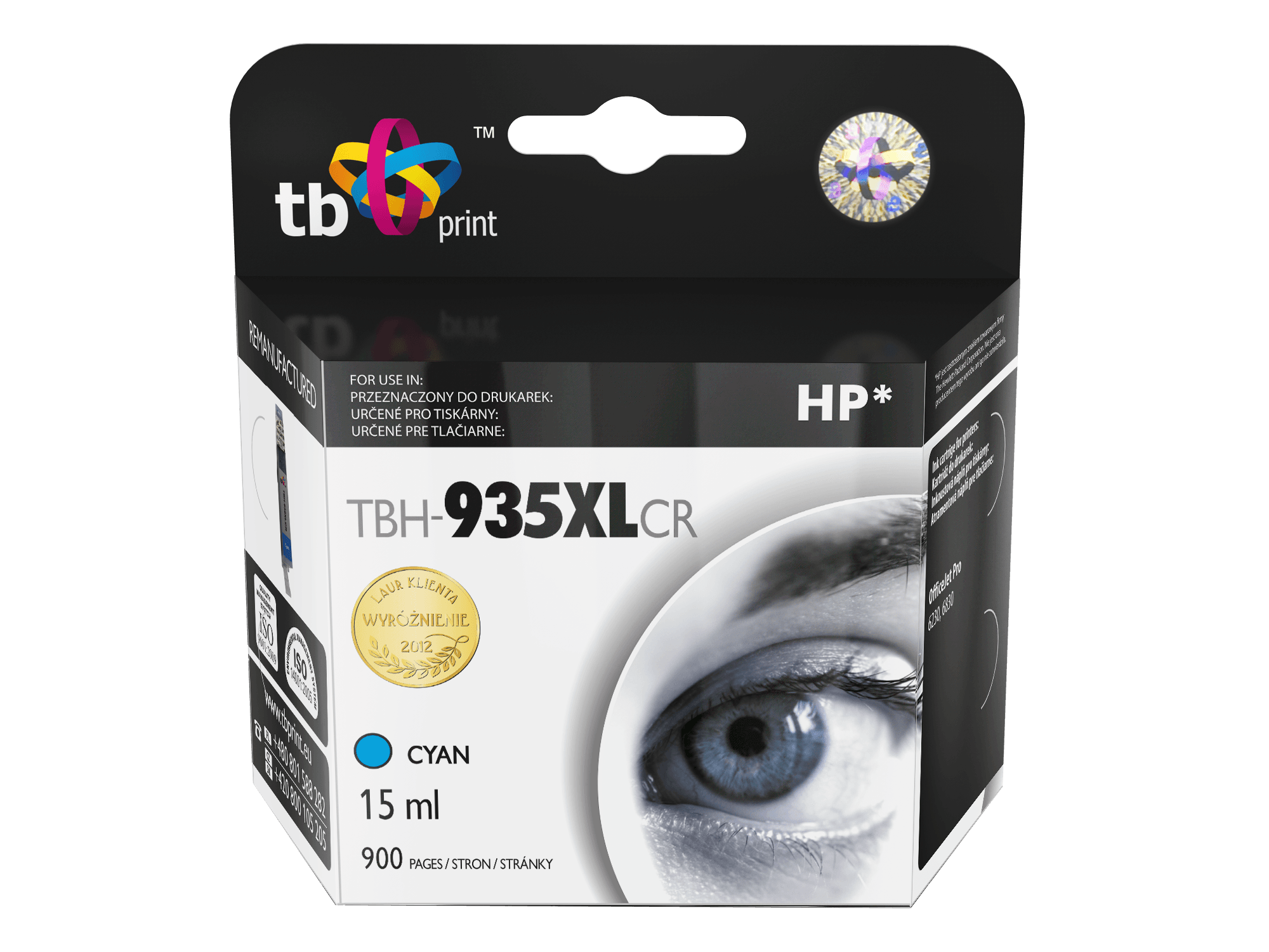 Ink. kazeta TB kompat. s HP OP 6230,CY reman