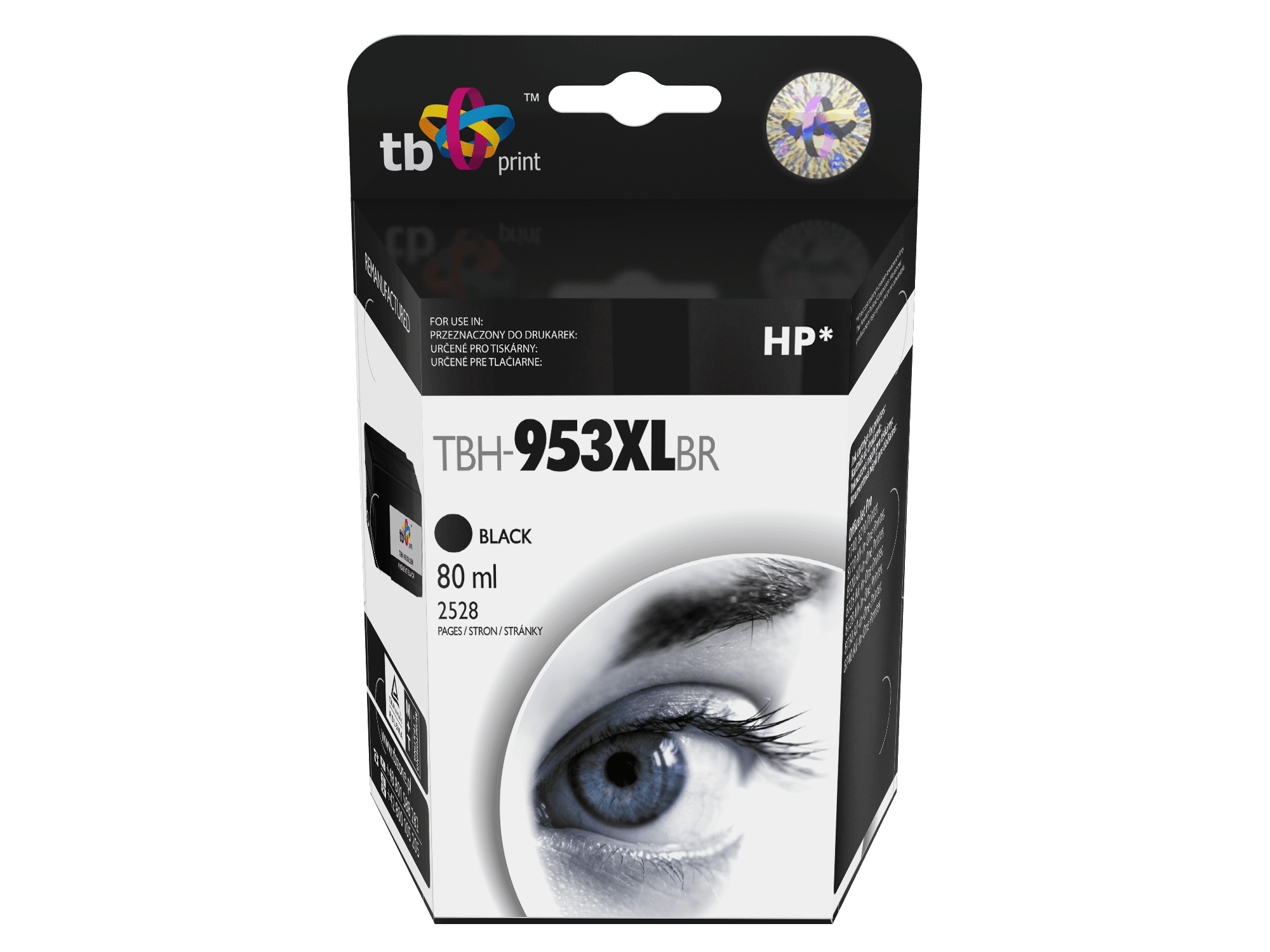 Ink. kazeta TB kompat. s HP OJ 8710, Black, ref