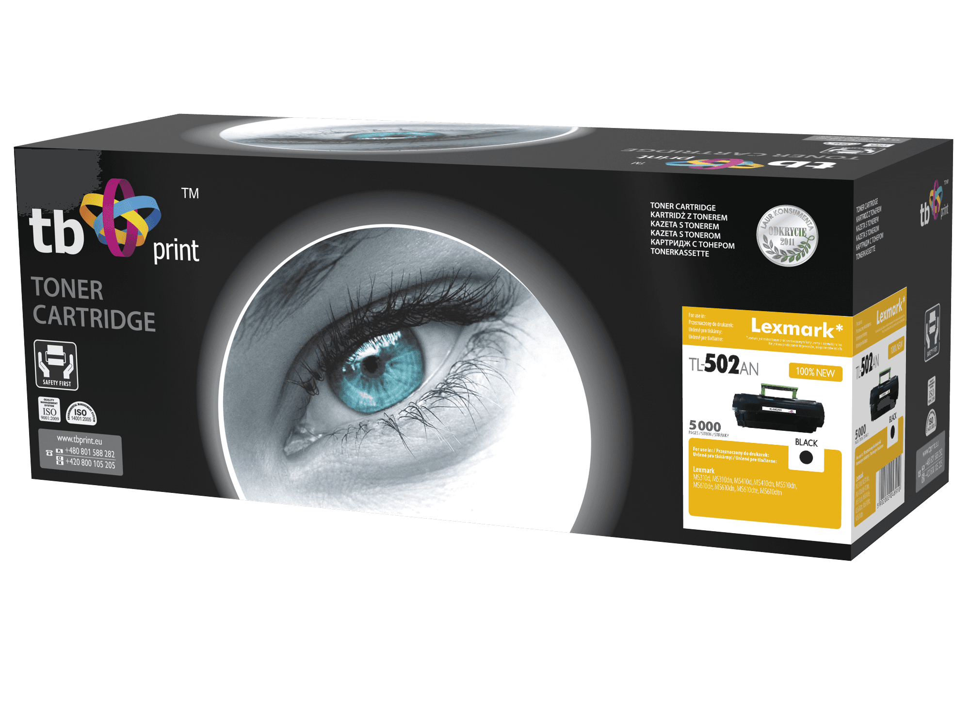 Toner TB kompatibilní s Lexmark MS310, Black