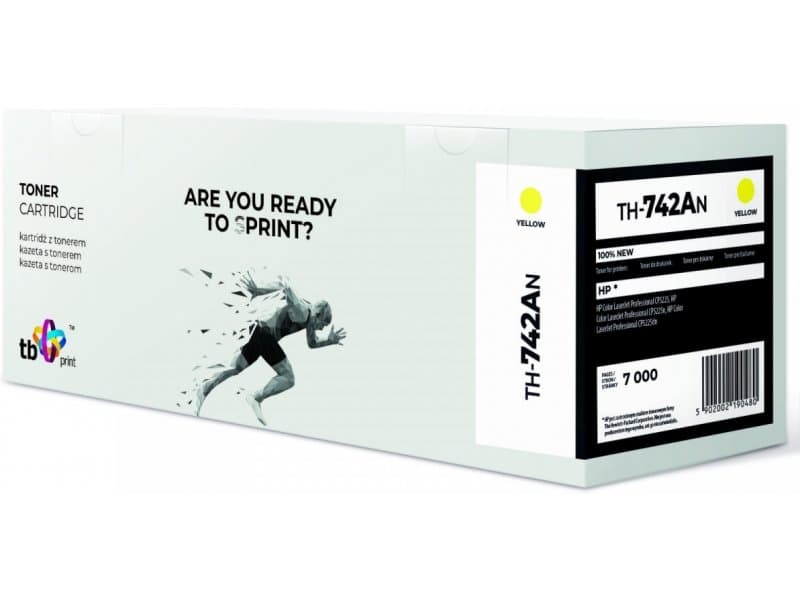 Toner TB kom. s HP CLJ CP5225, Yellow