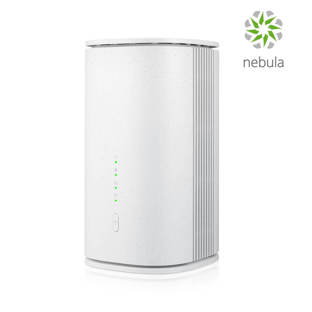 Zyxel FWA515, 5G NR Indoor Router, Standalone Nebula, BE7200 WiFi, 2 x 2.5GB LAN, EU region