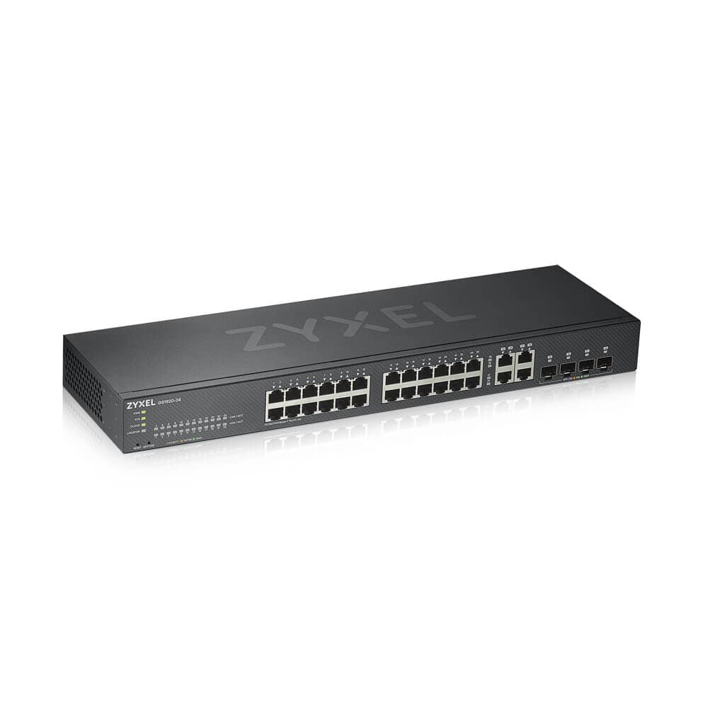 ZyXEL 24xGb 4xRJ45 SFP L2-4 IPv6 sw. GS1920-24V2
