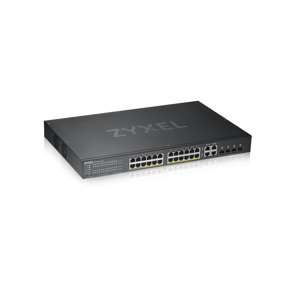 ZyXEL 24xGb 4xRJ SFP POE 802.3at sw.GS1920-24HPV2