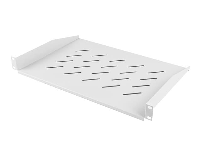 LANBERG 19" PEVNÁ POLICE 1U 483X300MM MAX. NOSNOST DO 25 KG ŠEDÁ