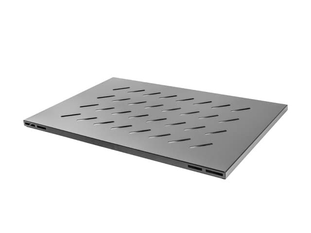 LANBERG 19" PEVNÁ POLICE 1U 465X715MM MAX. NOSNOST DO 120 KG ČERNÁ