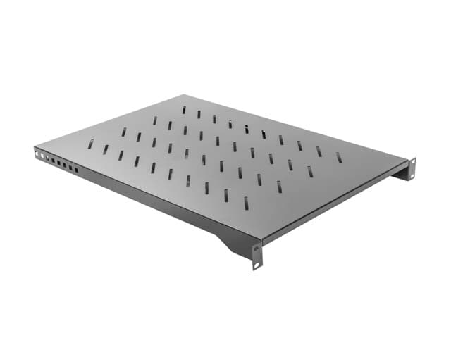 LANBERG19" PEVNÁ POLICE 1U 483X700MM MAX. NOSNOST DO 15 KG ČERNÁ