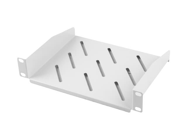 LANBERG 10" PEVNÁ POLICE 1U 254X180MM MAX. NOSNOST DO 20 KG ŠEDÁ