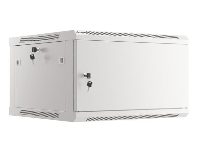 LANBERG RACKOVÁ SKŘÍŇ 19" PRO MONTÁŽ NA STĚNU 6U 600X600 PRO VLASTNÍ MONTÁŽ S KOVOVÝMI DVEŘMI ŠEDÁ