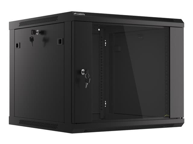 LANBERG RACKOVÁ SKŘÍŇ 19" PRO MONTÁŽ NA STĚNU 9U 600X600 (FLAT PACK) V2 ČERNÁ