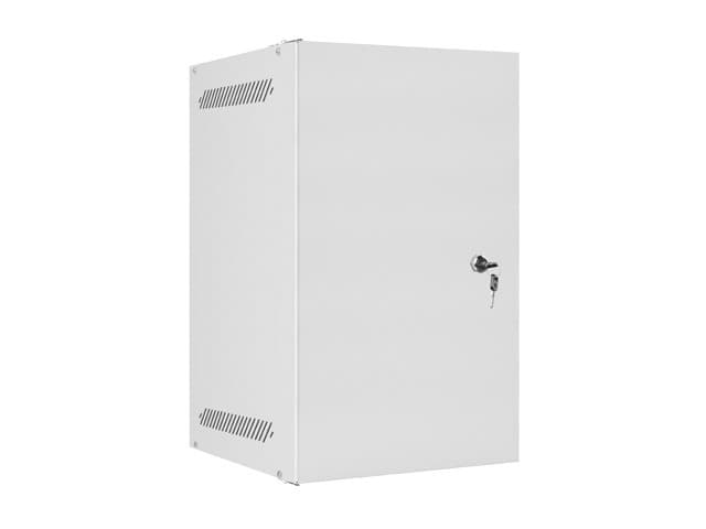 LANBERG RACKOVÁ SKŘÍŇ 10" PRO MONTÁŽ NA STĚNU 9U 280X310 PRO VLASTNÍ MONTÁŽ S KOVOVÝMI DVEŘMI ŠEDÁ