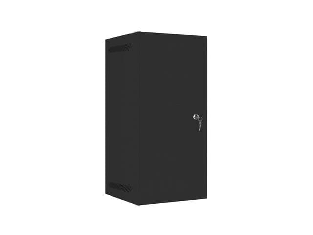 LANBERG RACKOVÁ SKŘÍŇ 10" NÁSTĚNNÁ 12U 280X310 PRO VLASTNÍ MONTÁŽ S KOVOVÝMI DVEŘMI ČERNÁ-FLAT PACK