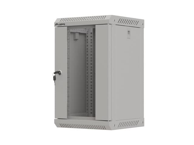 LANBERG RACKOVÁ SKŘÍŇ 10" NÁSTĚNNÁ 9U 300X300 (FLAT PACK) S PROSKLENÝMI DVEŘMI ŠEDÁ