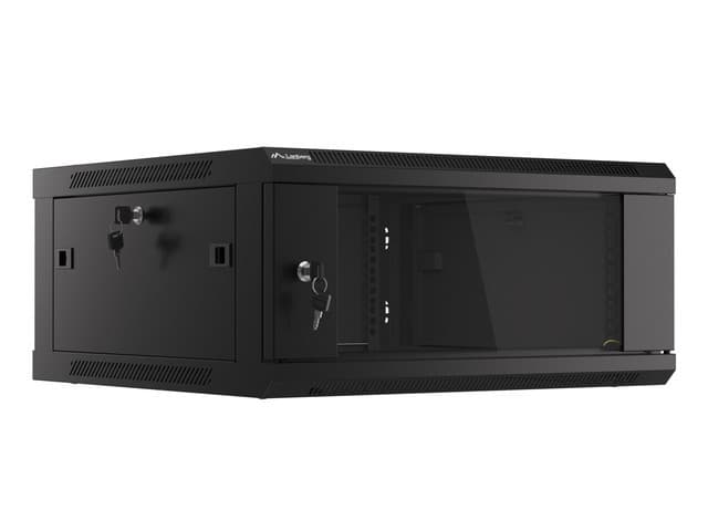 LANBERG RACKOVÁ SKŘÍŇ 19" PRO MONTÁŽ NA STĚNU 4U 600X600 (FLAT PACK) V2 ČERNÁ