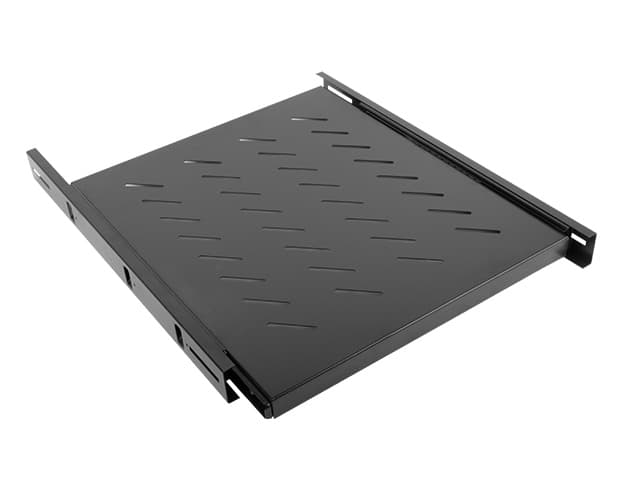 LANBERG 19" POSUVNÁ POLICE 1U 463X550MM MAX. NOSNOST DO 60 KG ČERNÁ