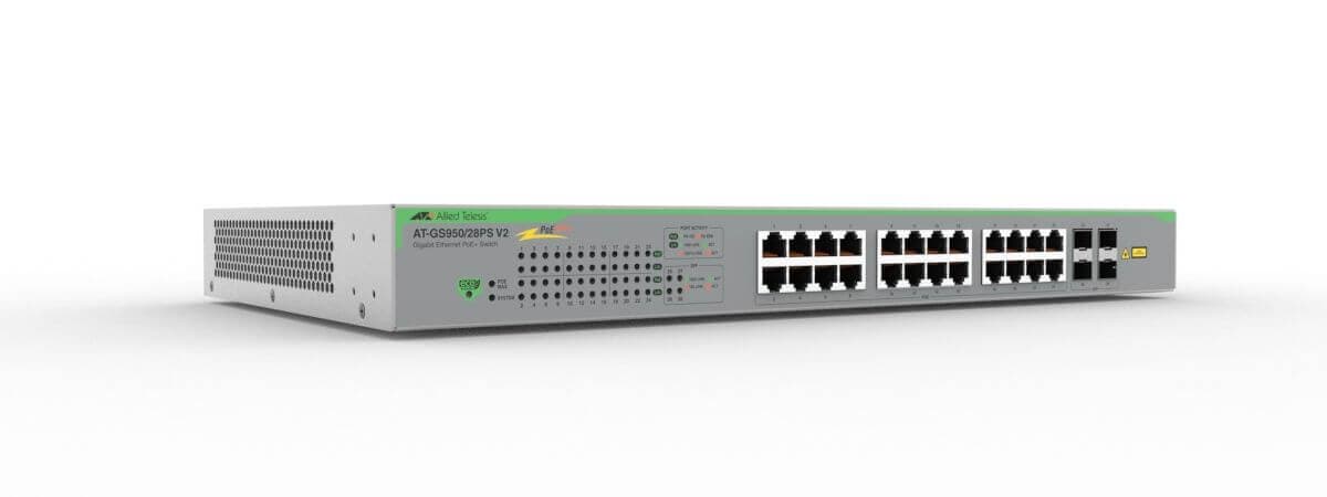 Allied Tel.24xGB+4SFP POE 185W smart AT-GS950