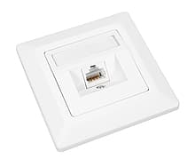 Zásuvka Solarix CAT6 STP 1 x RJ45 pod omítku bílá