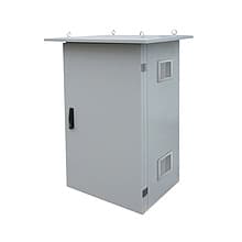 Rack termoizolovaný LC-07 24U 700x600 RAL7035 s vent. levá bočnice