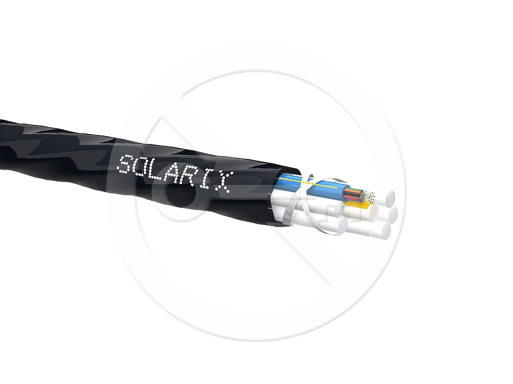 Zafukovací kabel Micro 12vl 9 125 HDPE Fca černý