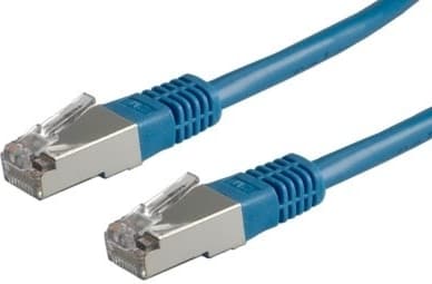 Patchkabel S FTP,Cat6,2xRJ45, 0,5m modrý
