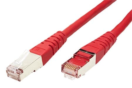 Patchkabel S FTP,Cat6,2xRJ45, 2m červený