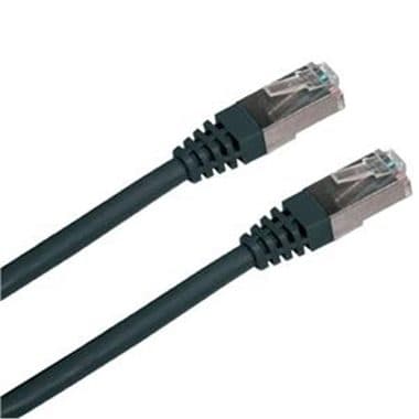 Patchkabel S FTP,Cat6,2xRJ45, 5m černý