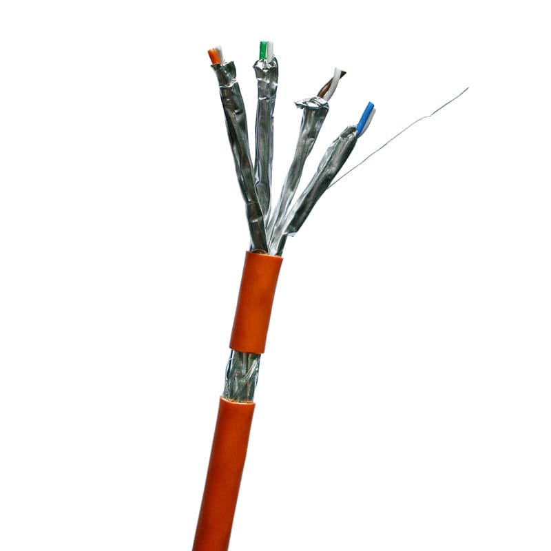 DATACOM S FTP drát CAT7 LSOH 500m cívka oranžový