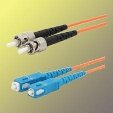 Optický patchkabel duplex ST-SC, 50 125 um MM, 15 m, OM2