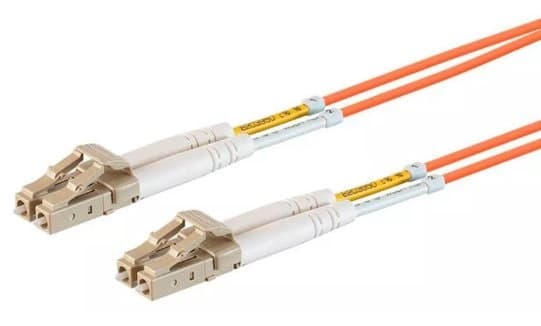 Optický patchkabel duplex LC-LC, 50 125 um MM, 0,5m OM2