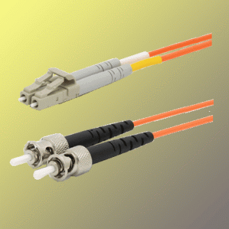 Optický patchkabel duplex LC-ST, 50 125um MM, 2m, OM2