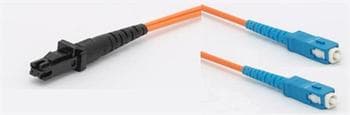 Optický patchkabel duplex MTRJ-SC 50 125 um MM,1,5m, OM2